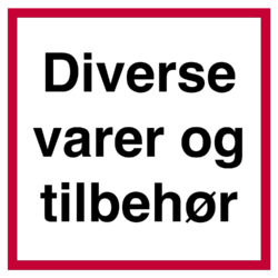 Tilbehør