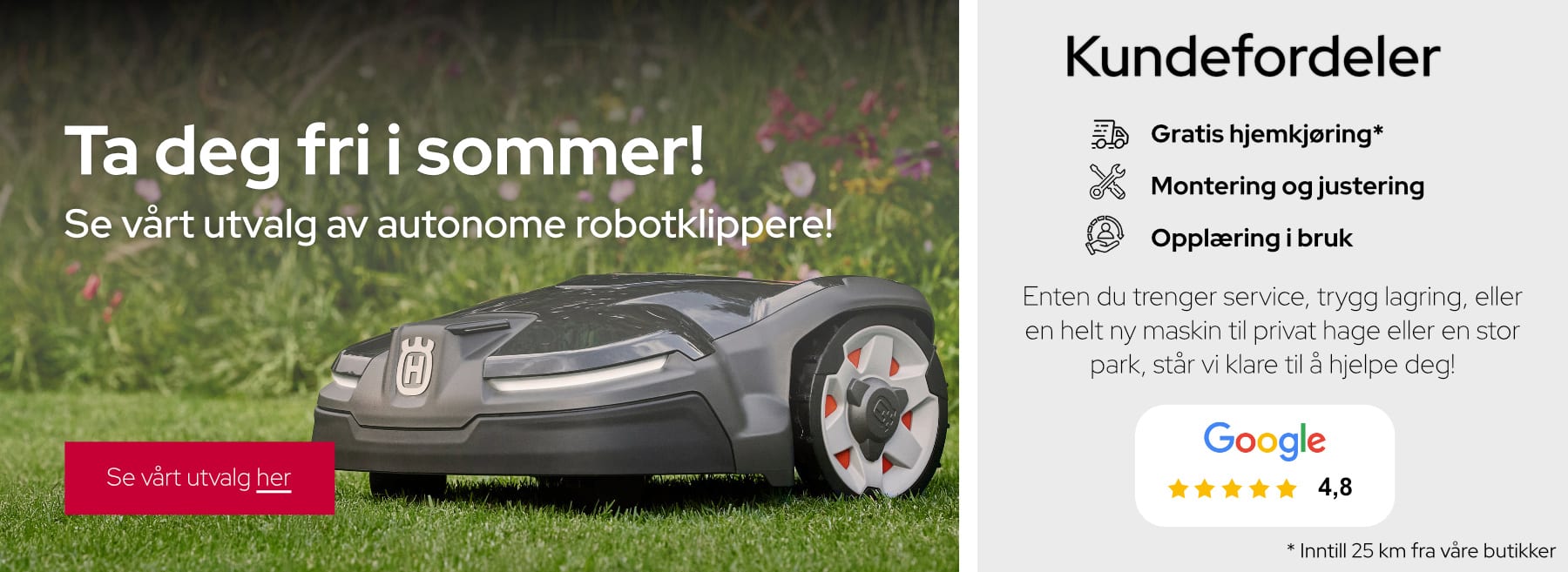Autonome Gressklipper Robotklipper Drammen Asker og Kongsberg
